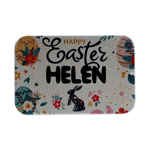 Personalized Easter Name Open Lip Metal Box By Joe Front