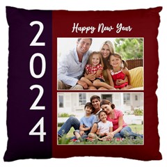 Personalized Photo Year Any Text Large Cushion