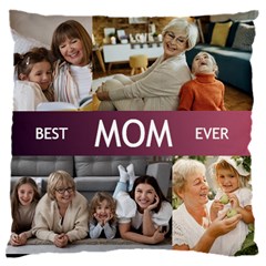 Personalized Best Mom 4 Photo Cushion