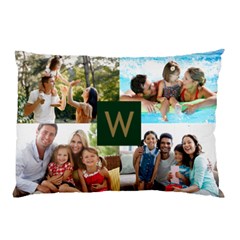 Personalized Photo Initial Pillow Case