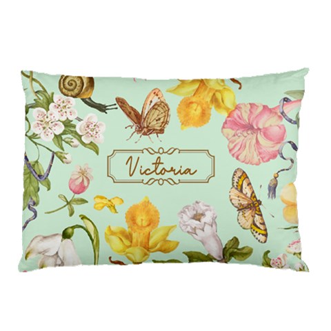 Personalized Floral Name Pillow Case By Joe Back