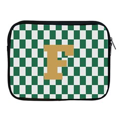 Personalized Checkered Initial Ipad Zipper Case