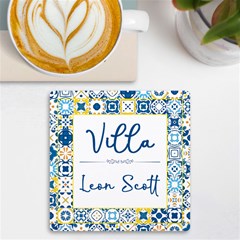 Personalized Any Text Name Colorful Uv Print Square Tile Coaster