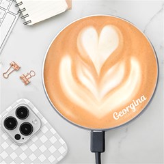Personalized Coffee Name Wireless Fast Charger