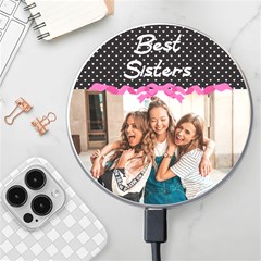 Personalized Ribbon Photo Name Wireless Fast Charger