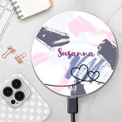Personalized Paint Name Wireless Fast Charger - Wireless Fast Charger(White)