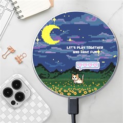 Personalized Pixel Game Name Wireless Fast Charger