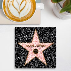 Personalized Hollywood Walk Of Fame Name Any Text Age Birthday Uv Print Square Tile Coaster