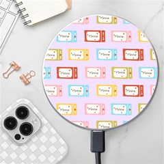 Personalized Tickers Name Wireless Fast Charger