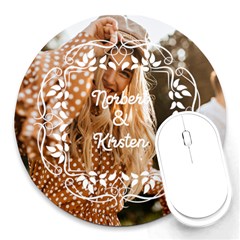 Personalized Frame Photo Round Mousepad Personalized Frame Photo Round Mousepad