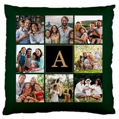 Personalized Initial 8 Photo Large Cushion Case - Large Cushion Case (One Side) Personalized Initial 8 Photo Large Cushion Case - Large Cushion Case (One Side)