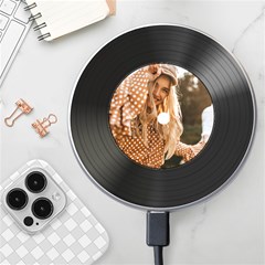 Personalized CD Photo Wireless Fast Charger - Wireless Fast Charger(White)