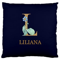 Personalized Initial Name Any Text Large Cushion Case - Large Cushion Case (One Side) Personalized Initial Name Any Text Large Cushion Case - Large Cushion Case (One Side)