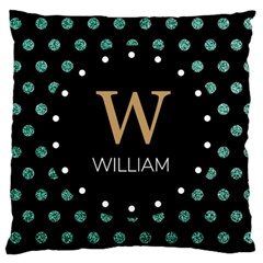 Personalized Glitter Dot Initial Name Large Cushion Case (5 styles) - Large Cushion Case (One Side) Personalized Glitter Dot Initial Name Large Cushion Case (5 styles) - Large Cushion Case (One Side)