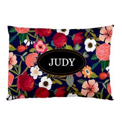 Personalized Floral Name Pillow Case