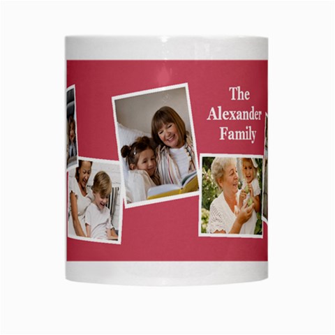 Personalized 4 Photo Family Name Any Text Mug By Joe Center