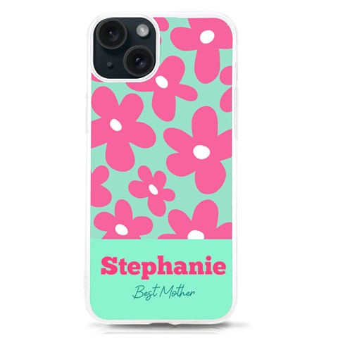 Personalized Flower Pattern Name Uv Print Case By Katy Front