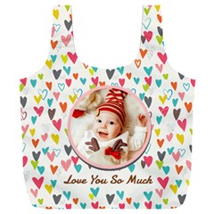 Personalized Photo Any Text Name Recycle Bag - Full Print Recycle Bag (XXXL) Personalized Photo Any Text Name Recycle Bag - Full Print Recycle Bag (XXXL)