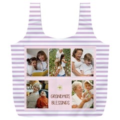 Personalized Photo Stripe Pattern Blessings Recycle Bag - Full Print Recycle Bag (XXXL) Personalized Photo Stripe Pattern Blessings Recycle Bag - Full Print Recycle Bag (XXXL)