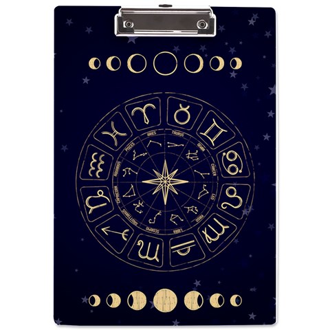 Personalized Constellation Name A4 Acrylic Clipboard By Katy Front