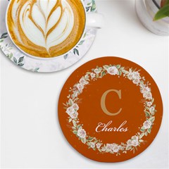 Personalized Initial Floral Wreath Any Text Name Wireless Fast Charger