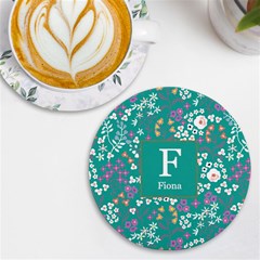 Personalized Floral Pattern Initial Name Wireless Fast Charger