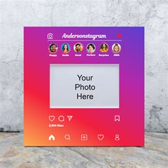 Personalized Instagram In Color Family Any Text Box Photo Frame