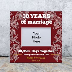 Personalized Wedding Anniversary Years Of Marriage Any Text In Color Box Photo Frame