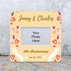 Personalized Heart Love Couple Name Any Text Box Photo Frame
