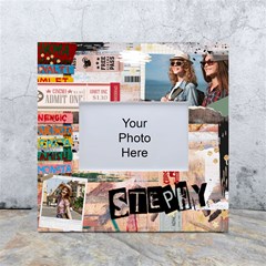 Personalized Life Adventure Style Travel Collage Photo Name Box Photo Frame