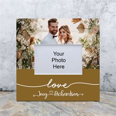 Personalized Wedding Couple Photo Name Box Photo Frame