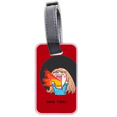 Personalized Name Angry Luggage Tag (two Sides)