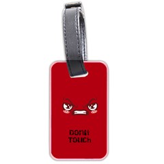 Personalized Name Angry Luggage Tag (two Sides)