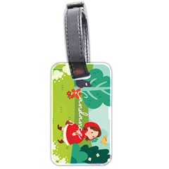  Personalized Name Little Red Riding Hood Luggage Tag (two Sides)