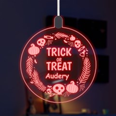 Personalized Happy Halloween Name Any Text LED Acrylic Ornament Personalized Happy Halloween Name Any Text LED Acrylic Ornament