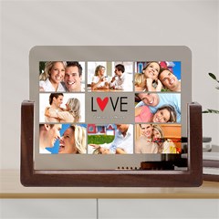 Personalized Love Photo Any Text Gift Name Acrylic Uv Print 8  Tabletop Frame
