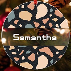 Personalized Name Stone UV Print Acrylic Ornament Round