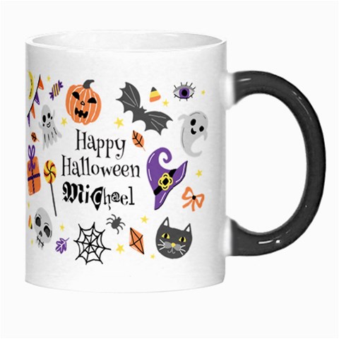 Personalized Halloween Name Any Text Morph Mug By Joe Right