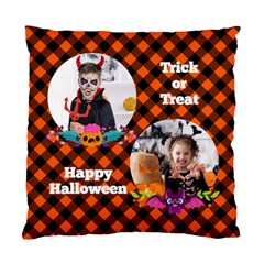 Personalized Photo Halloween Checked Pattern Standard Cushion Case - Standard Cushion Case (One Side) Personalized Photo Halloween Checked Pattern Standard Cushion Case - Standard Cushion Case (One Side)
