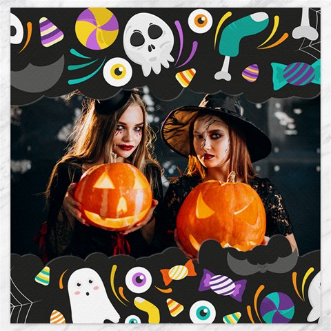 Personalized Photo Halloween Pattern Canvas By Katy 19 x19.27  Canvas - 1