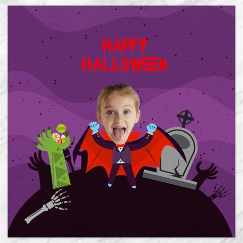 Personalized Photo Vampire Canvas By Katy 19 x19.27  Canvas - 1