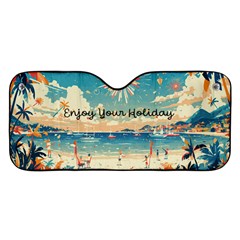 Personalized Name Any Text Enjoy Your Holiday Car Windshield Sunshade Personalized Name Any Text Enjoy Your Holiday Car Windshield Sunshade