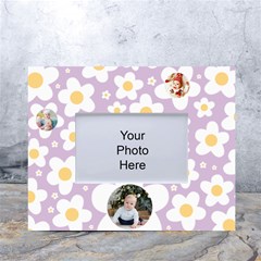 Personalized Photo Floral Pattern Tabletop Photo Frame