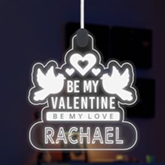 Personalized Couple Valentine Day Names Any Text Led Acrylic Ornament