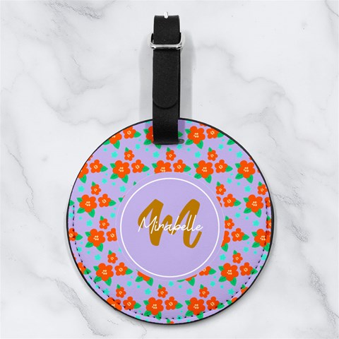 Little Flower Pattern Any Text Name By Katy Front