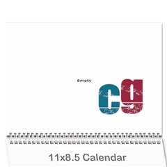 NAT TENNIS CENTER CALENDAR - Wall Calendar 11  x 8.5  (12-Months)