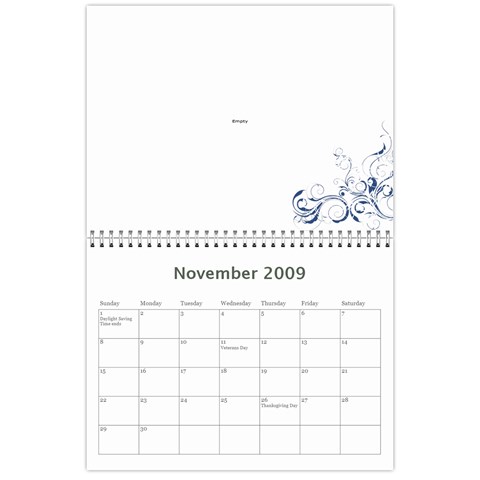 Nat Tennis Center Calendar By Cyril Gittens Nov 2009