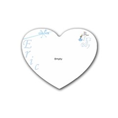 eric coaster - Rubber Coaster (Heart)