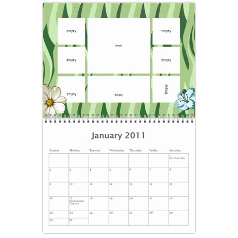 Family Calendar By Terry Frederick Jan 2011