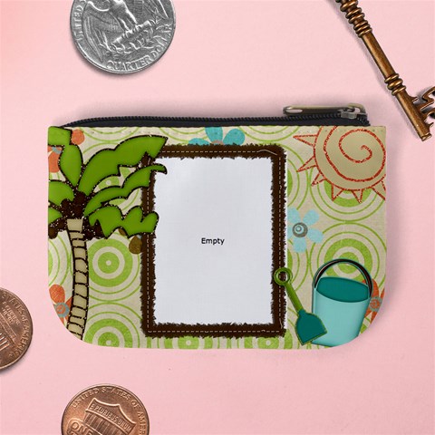 Tropical Beach Coin Purse By Starr Back